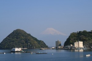 松濤館からの富士山